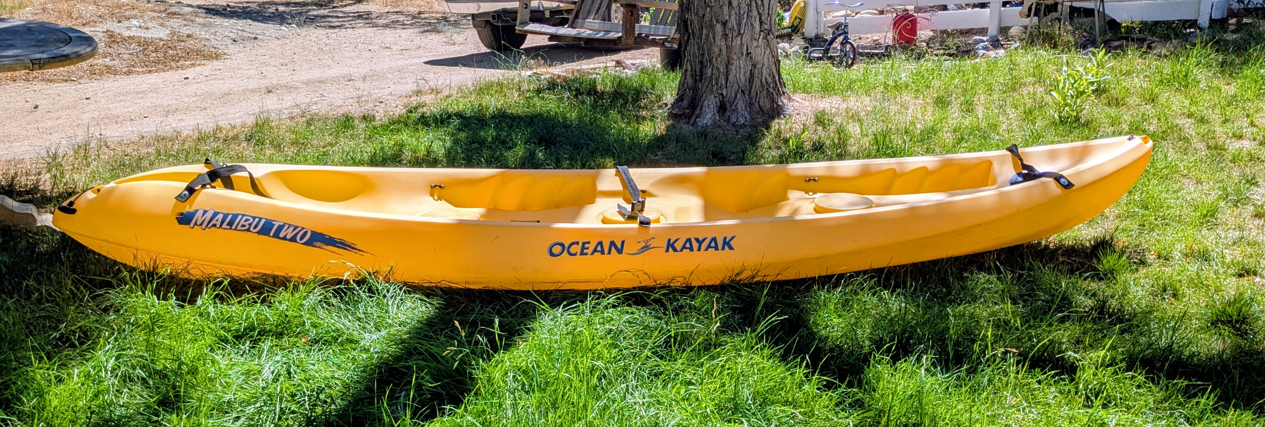 Ocean Kayak 2 person, good condition, with seat backs and no paddles.